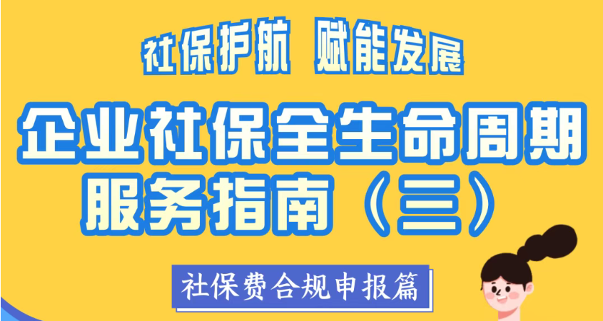 企业社保全生命周期服务指南(三)丨社保费合规申报篇
