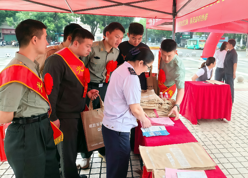 梅江：护航“戎”归路！梅江税务助力退役军人走好就业创业第一步