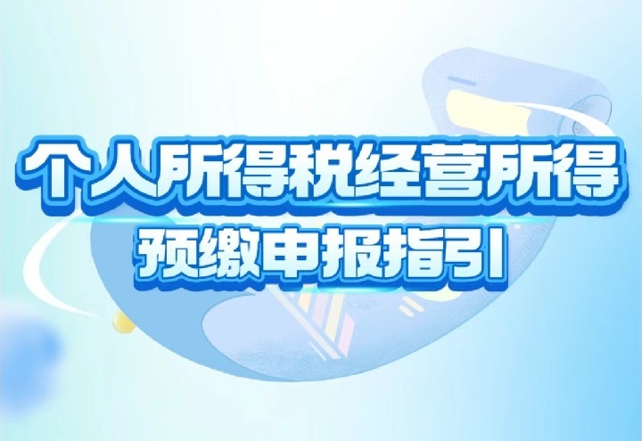 实用｜个人所得税经营所得预缴申报指引